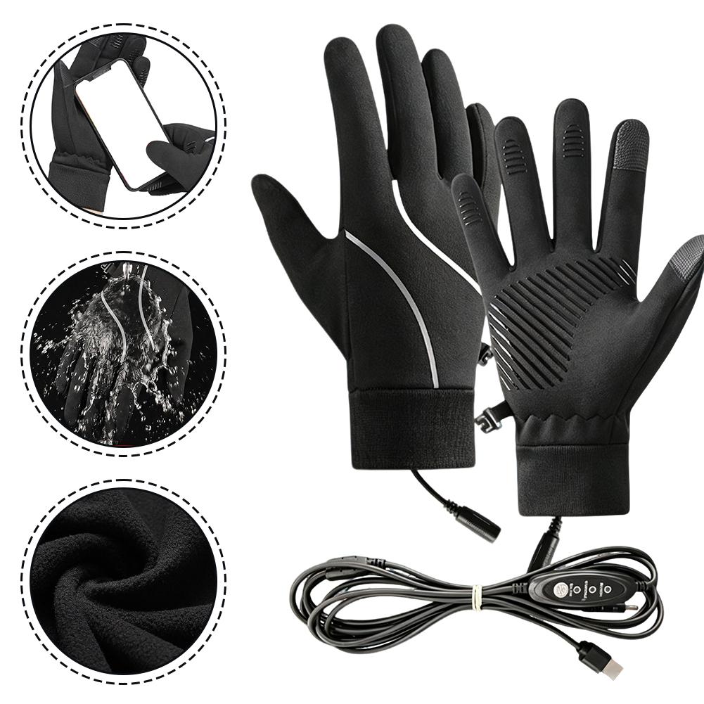 Cycling Gear Usa - Şarj Edilebilir, Isıtmalı Eldivenler: Kışlık, Polar