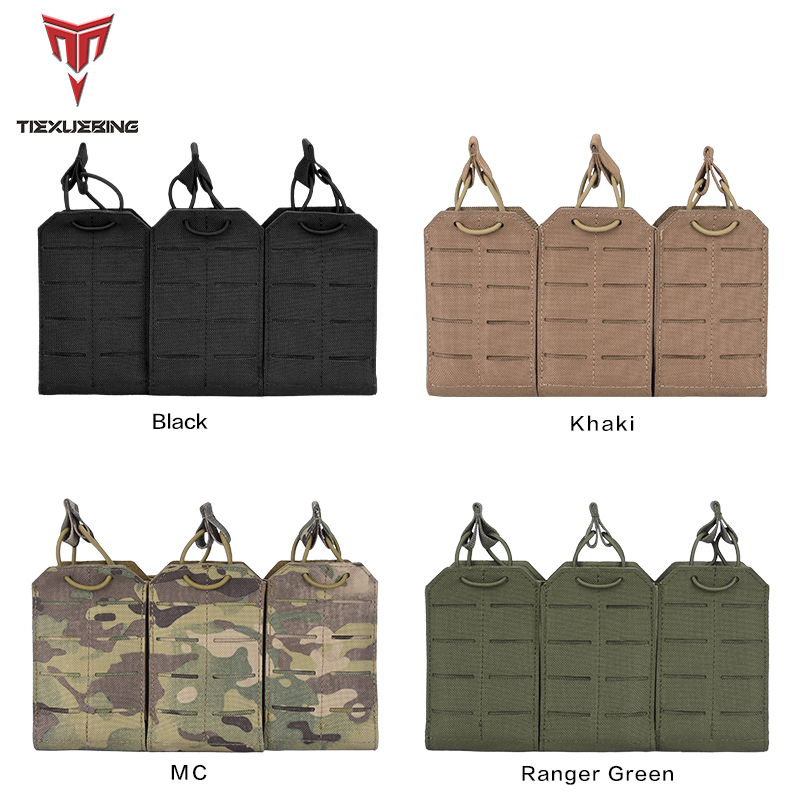 Cycling Gear Organization - TIEXUEBING Üçlü MOLLE Bisiklet Aksesuar Çantası,