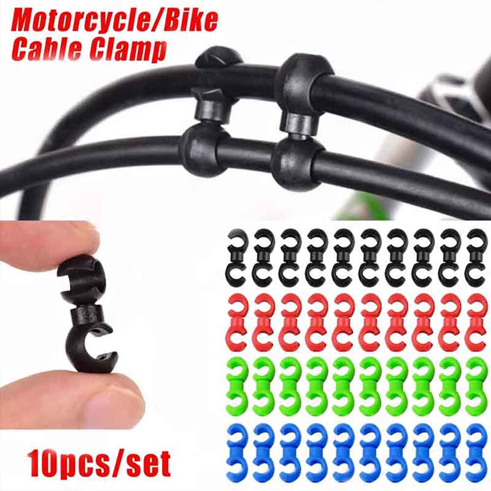 Cycling Gear Guide - 10 Adet Bisiklet S Şekilli Klipsler