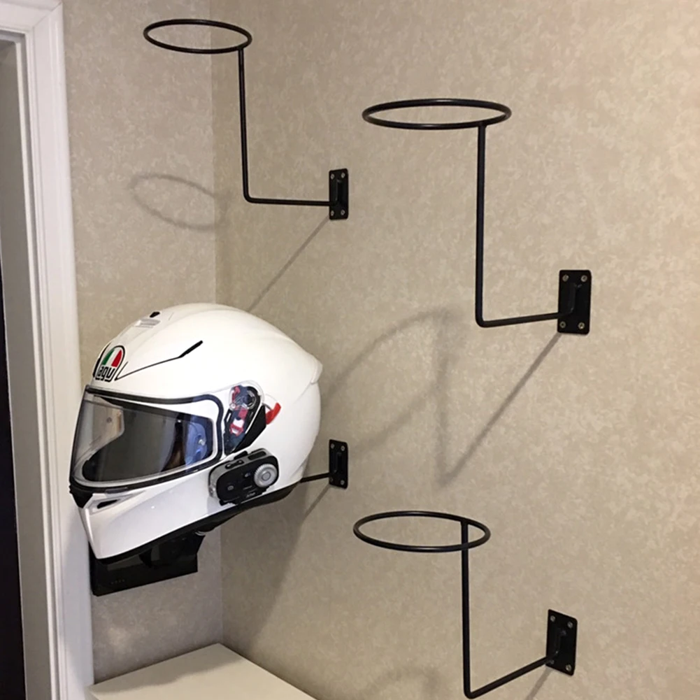 Cycling Gear Organizer Wall - Duvara Monte Edilen Çelik Kask Askısı