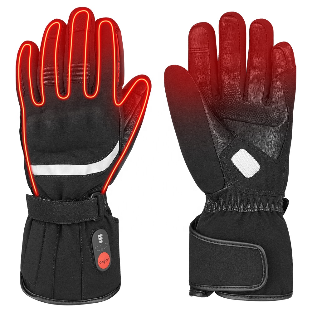 Cycling Glove - Ayarlanabilir Rüzgar Geçirmez Deri Malzemeli Açık