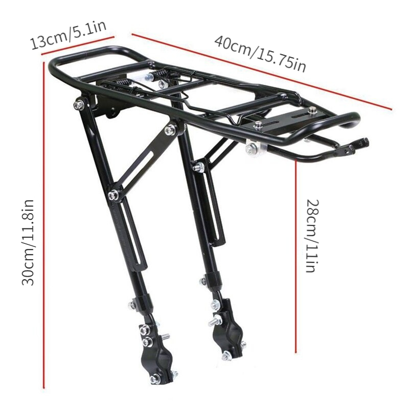 1PC Alaşım Arka Bisiklet Rafı  - Cycling Gear Storage incelemesi ve fiyatı