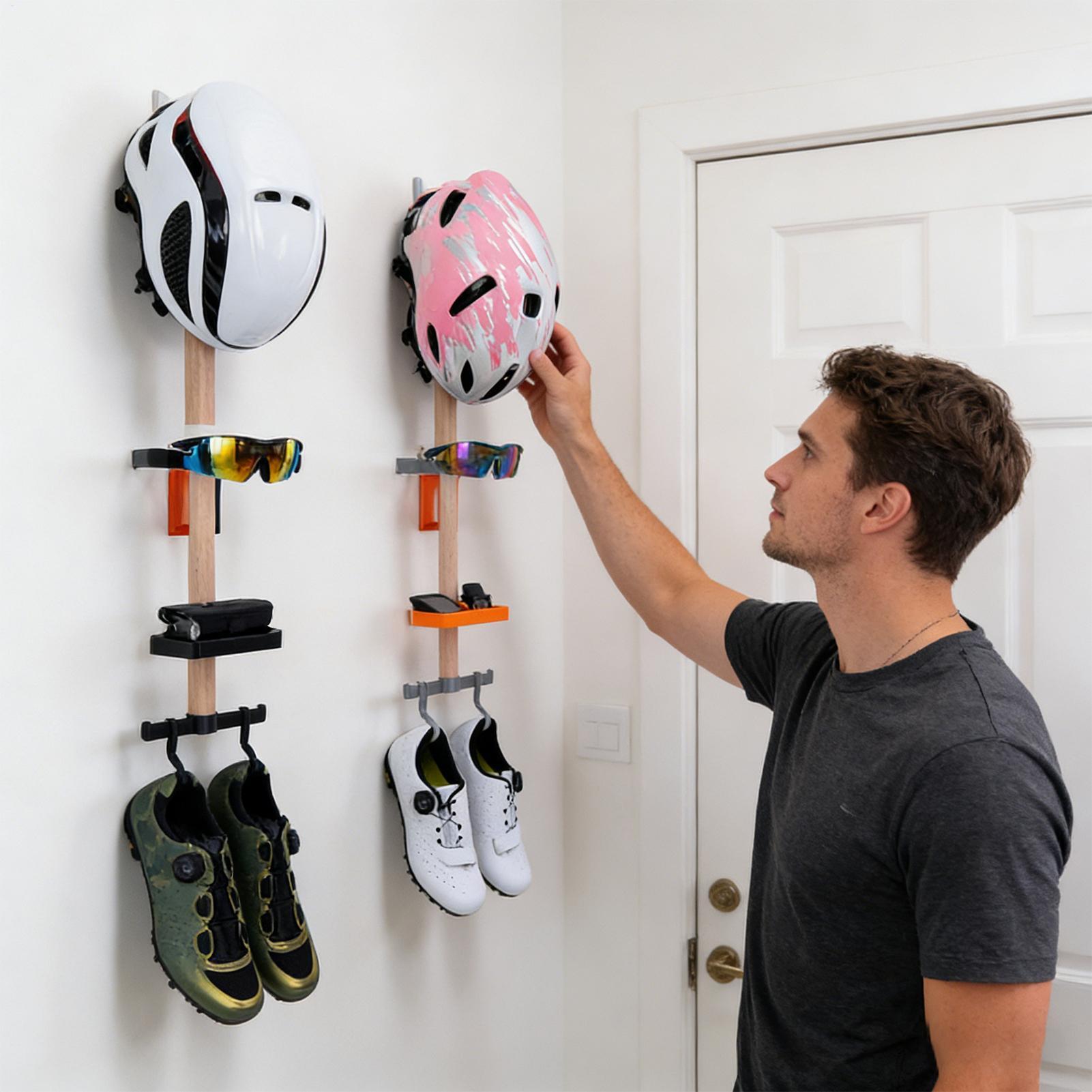 Dikey Bisiklet Ekipmanları Düz - Cycling Gear Organizer Wall incelemesi ve fiyatı